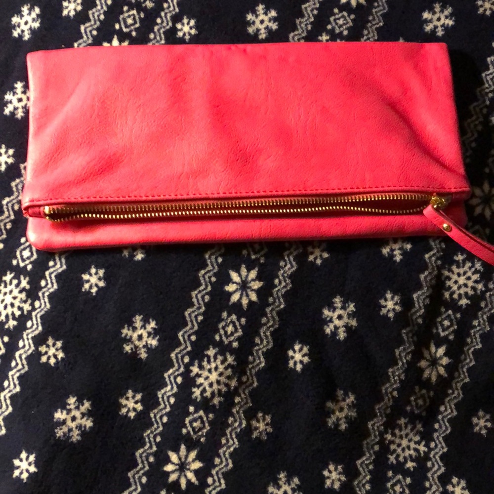 Pink clutch